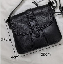 Load image into Gallery viewer, Soft leather Women Messenger bag casual women's shoulder Crossbody bag female handbag Black bolsa feminina girl bag
